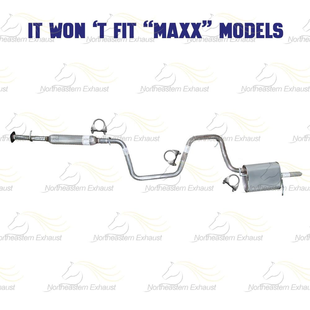 Cat-back Exhaust System for 2004-2008 Chevrolet Malibu 2.2L | 2004-2006 Malibu 3.5L