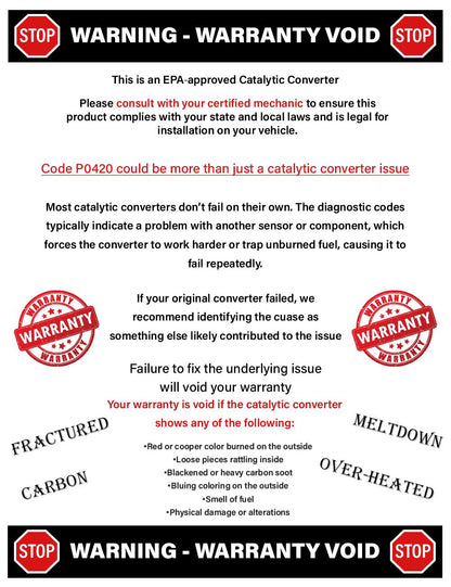 2000-2005 Chevrolet Impala/Monte Carlo 3.8L Catalytic Converter - EPA Approved