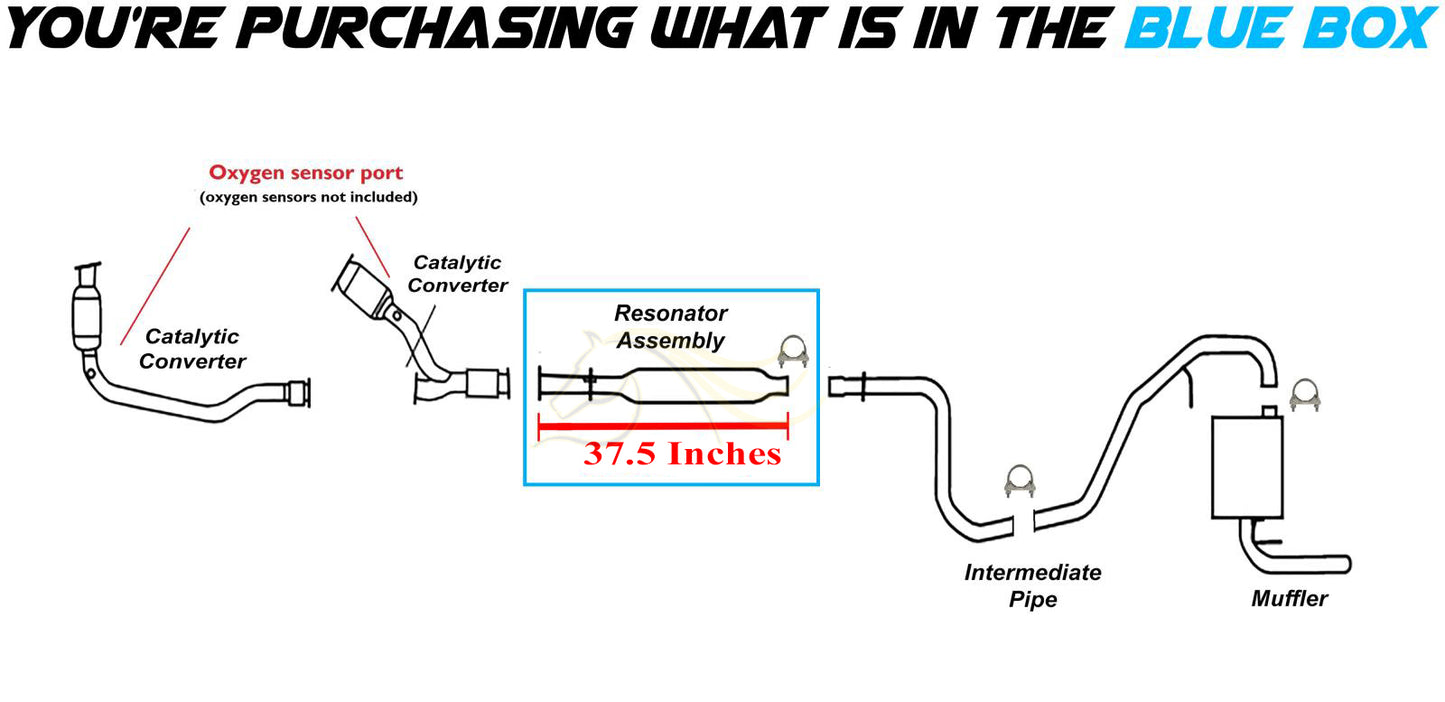2004-2008 Chevrolet Malibu 2.2L | 2004-2006 Malibu 3.5L Exhaust Resonator Pipe