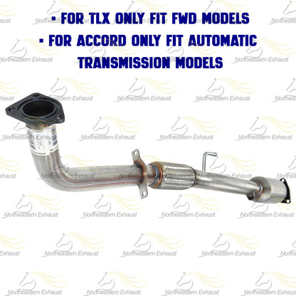Rear Catalytic Converter for 2015-2020 Acura TLX | 2013-2017 Honda Accord | 2.4L