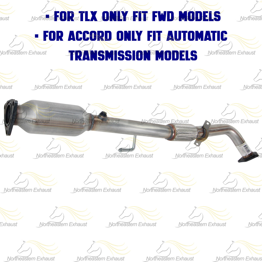Rear Catalytic Converter for 2015-2020 Acura TLX | 2013-2017 Honda Accord | 2.4L