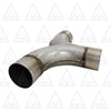 2.25" Inlet/Outlet 13" Long Stainless Steel Exhaust Universal Stamped Y-Pipe