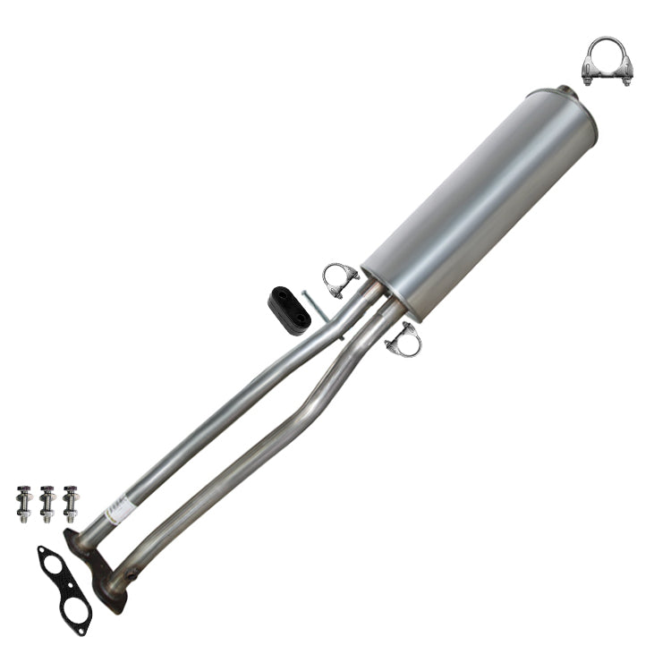 Exhaust H Pipe and Muffler for 1996-1998 Chevrolet/GMC C1500/C2500/K1500 5.7L