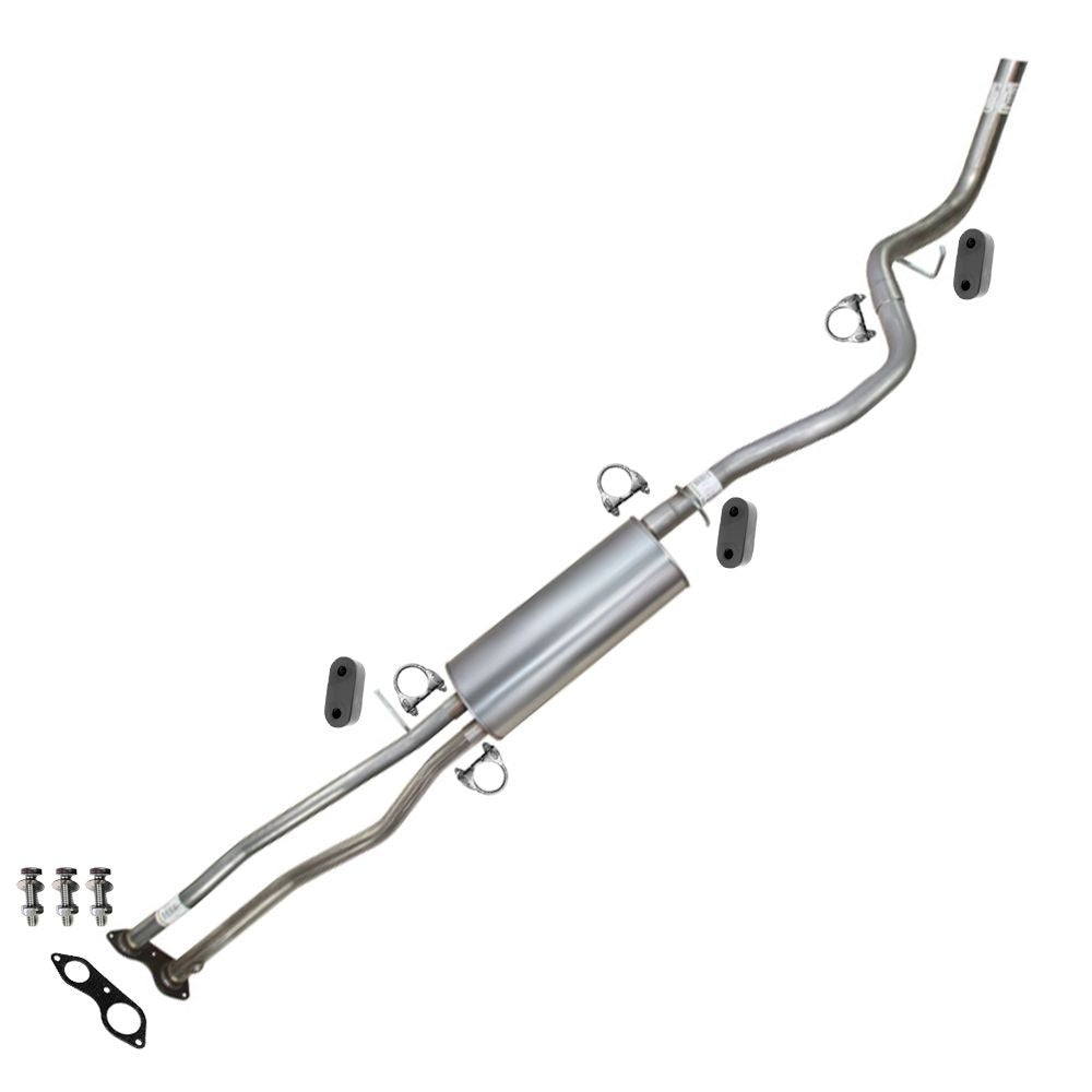 Exhaust H Pipe, Muffler and Tail Pipe for 1996-1998 Chevrolet/GMC C1500/C2500/K1500 5.7L