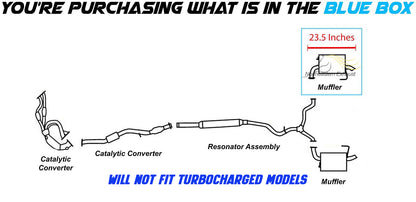 2005-2009 Subaru Outback 2.5L Passenger-Side Exhaust Muffler