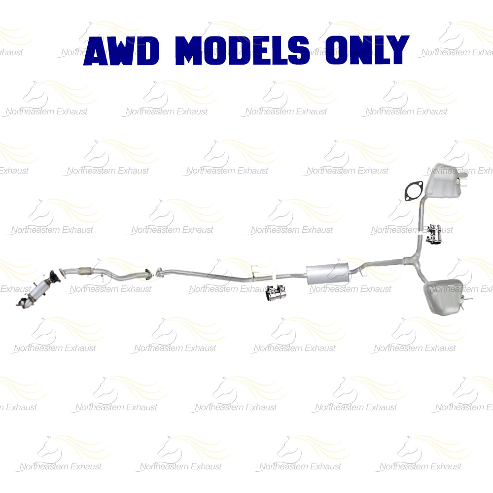 2017-2018 Honda CR-V 1.5L Catalytic Converter, Front Pipe and Mufflers - For AWD