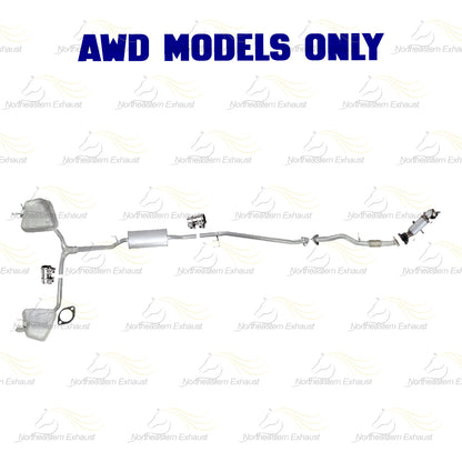 2017-2018 Honda CR-V 1.5L Catalytic Converter, Front Pipe and Mufflers - For AWD