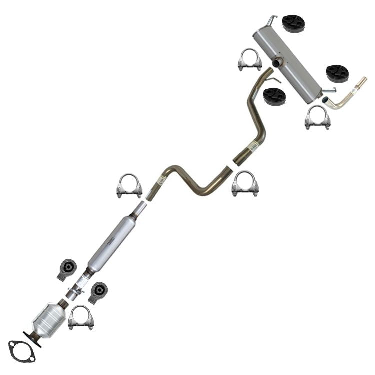 2008 Saturn Aura 3.5L Catalytic Converter, Resonator, Pipes and Muffler