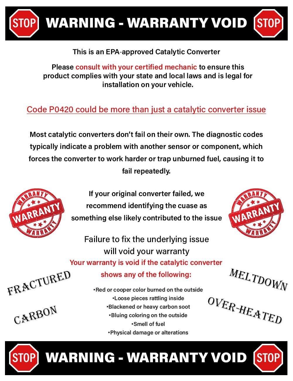 2015-2020 Ford F-150 2.7L Passenger-side Catalytic Converter - EPA Approved