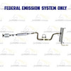 2008 Saturn Aura 3.5L Catalytic Converter, Resonator, Pipes and Muffler