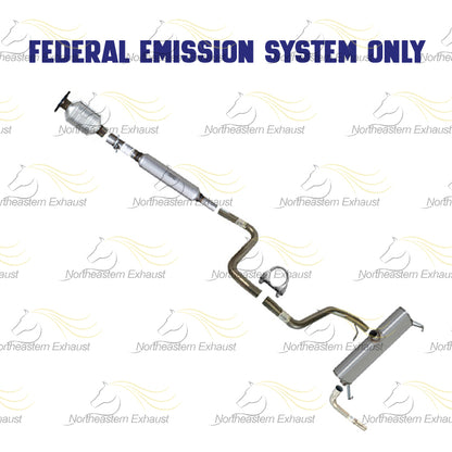 2008 Saturn Aura 3.5L Catalytic Converter, Resonator, Pipes and Muffler