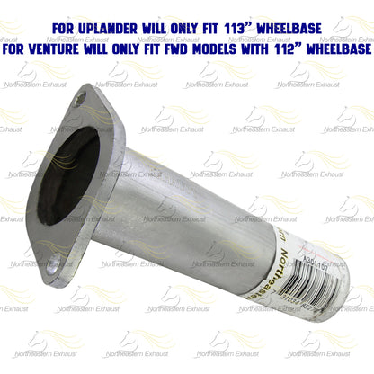 Exhaust Pipe for 2002-2004 Chevrolet Venture 3.4L | 2006 Uplander 3.5L | 2007-2008 Uplander 3.9L