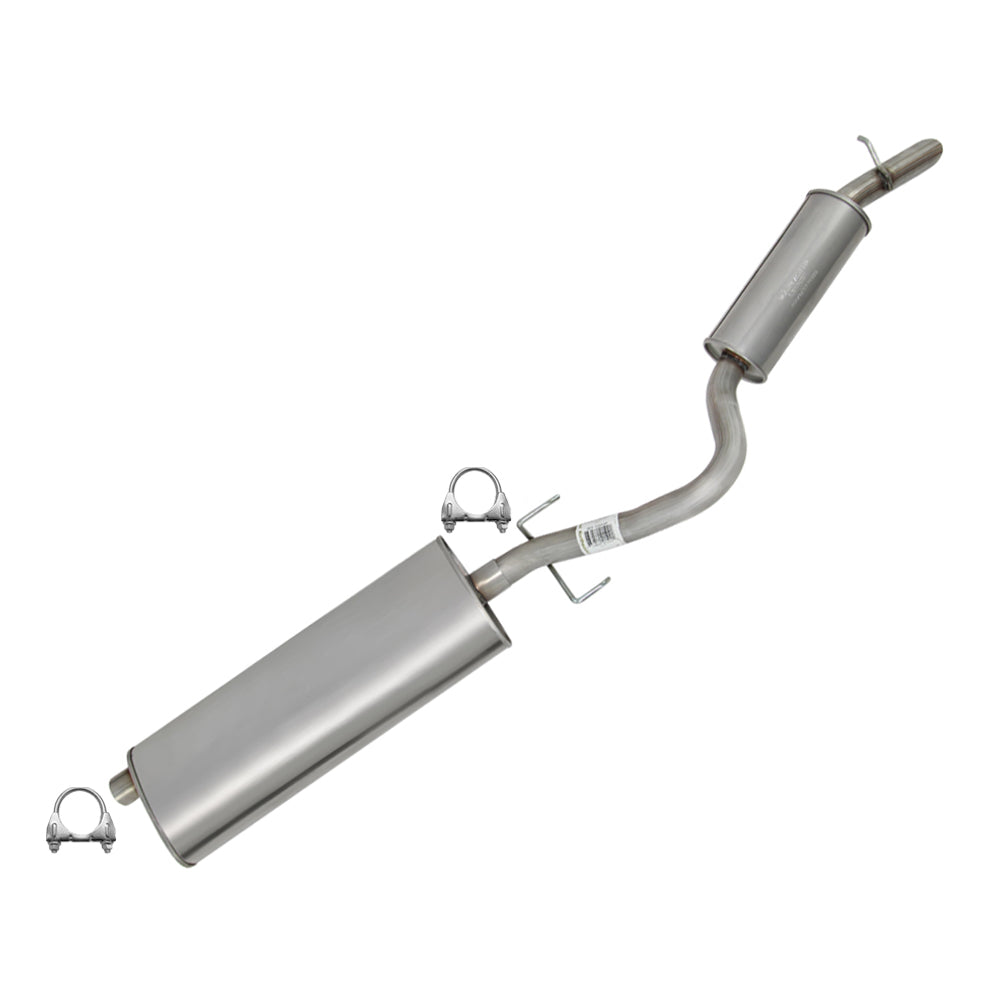 Exhaust Muffler and Resonator Pipe for 2006 Chevrolet Uplander 3.5L | 2007-2008 Chevrolet Uplander 3.9L