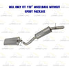 Exhaust Muffler and Resonator Pipe for 2006 Chevrolet Uplander 3.5L | 2007-2008 Chevrolet Uplander 3.9L