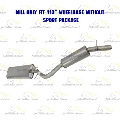 Exhaust Muffler and Resonator Pipe for 2006 Chevrolet Uplander 3.5L | 2007-2008 Chevrolet Uplander 3.9L