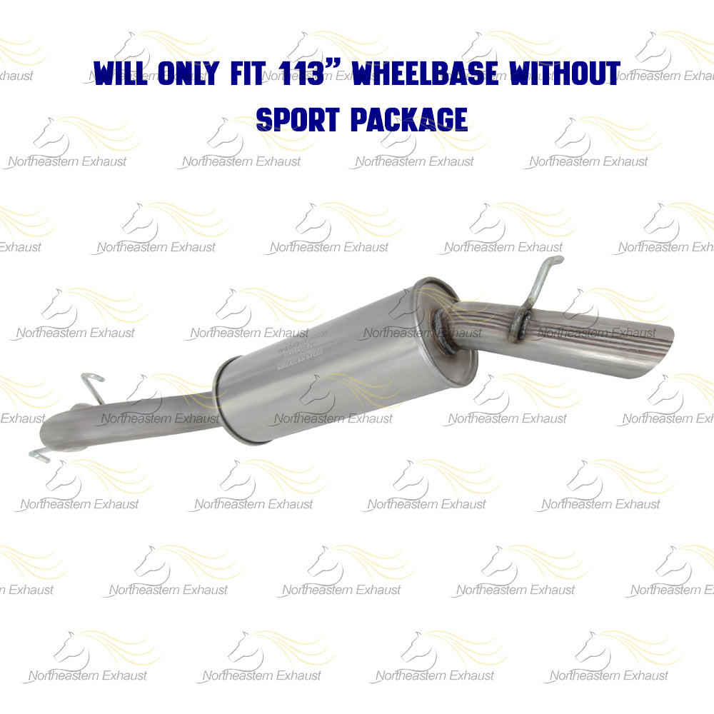 Exhaust Muffler and Resonator Pipe for 2006 Chevrolet Uplander 3.5L | 2007-2008 Chevrolet Uplander 3.9L
