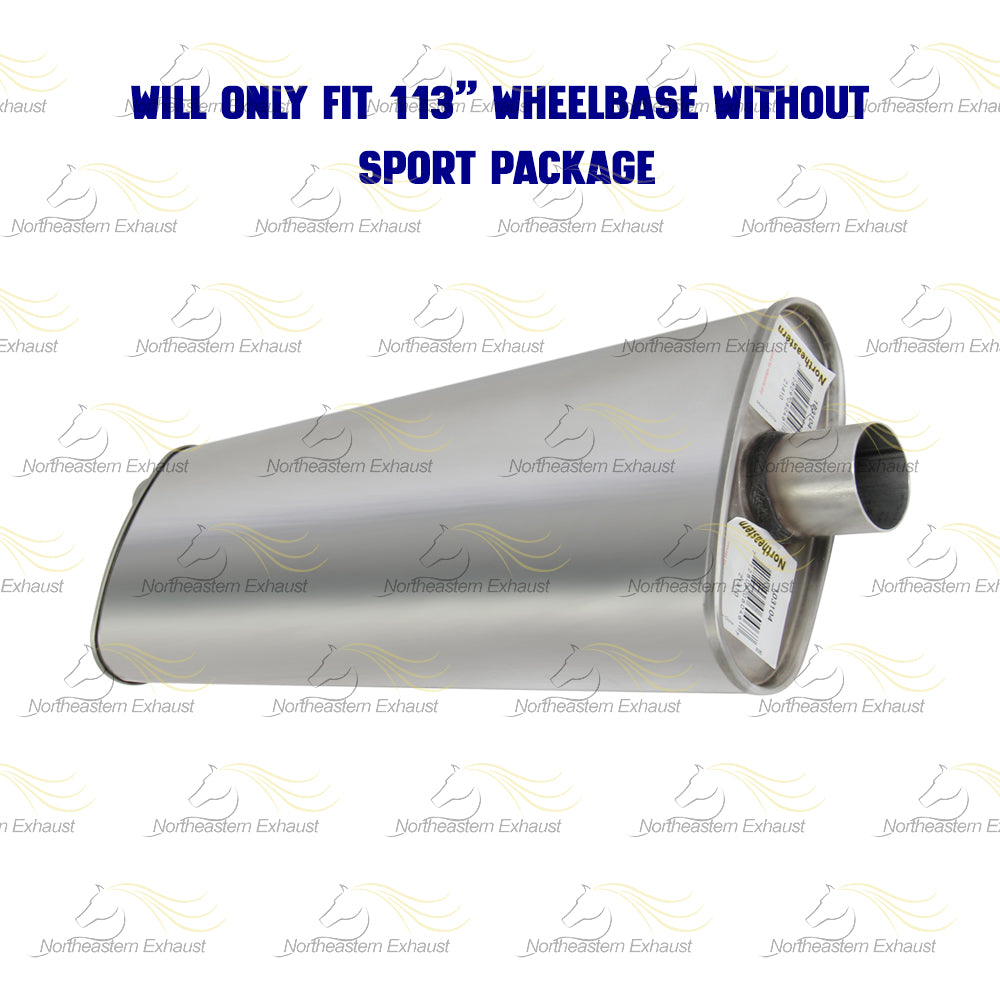 Exhaust Muffler and Resonator Pipe for 2006 Chevrolet Uplander 3.5L | 2007-2008 Chevrolet Uplander 3.9L