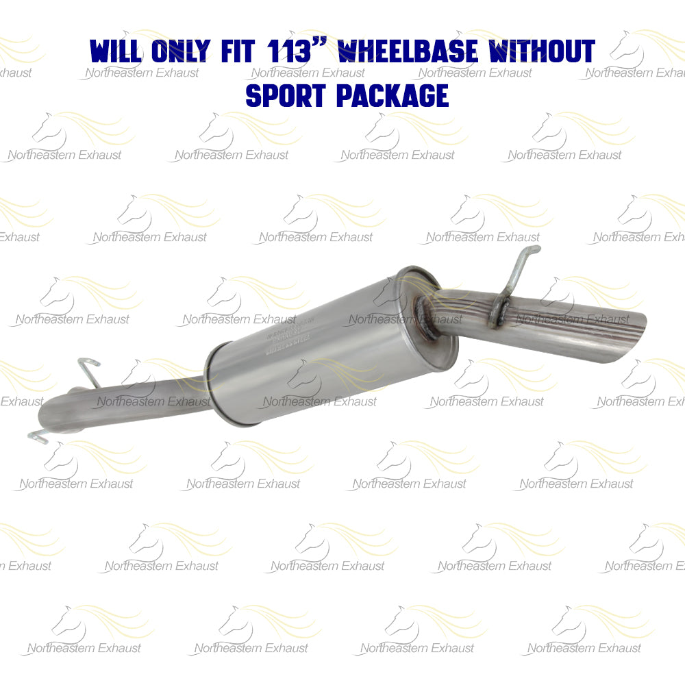 2007-2009 Pontiac Montana 3.9L Exhaust Muffler and Resonator Pipe
