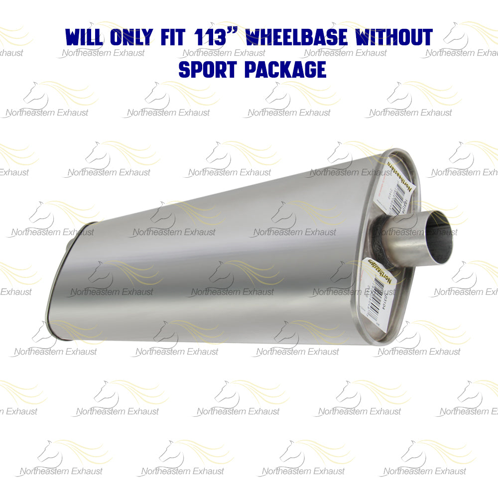 2007-2009 Pontiac Montana 3.9L Exhaust Muffler and Resonator Pipe