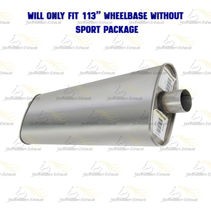 2007-2009 Pontiac Montana 3.9L Exhaust Muffler and Resonator Pipe