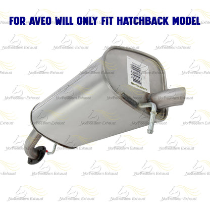 Exhaust Resonator Pipe and Muffler for 2004-2006 Chevrolet Aveo 1.6L and 2007-2008  Chevrolet Aveo5 1.6L