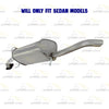 2004-2008 Chevy Aveo 1.6L Sedan Exhaust Muffler