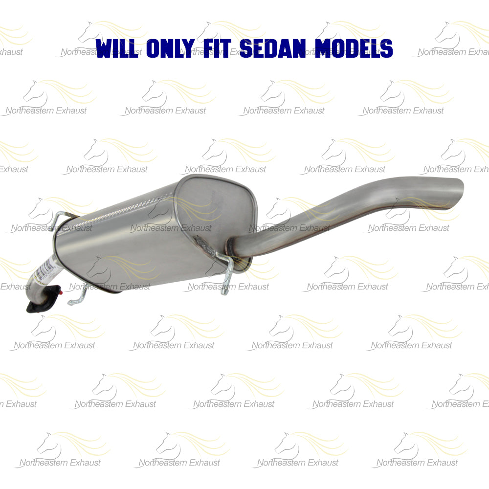 2004-2008 Chevy Aveo 1.6L Sedan Exhaust Muffler w/ hanger