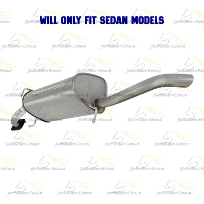 2004-2008 Chevy Aveo 1.6L Sedan Exhaust Muffler w/ hanger