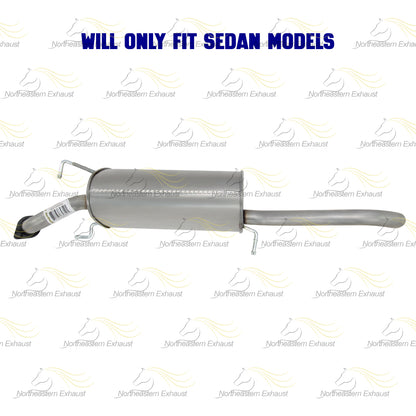 2004-2008 Chevy Aveo 1.6L Sedan Exhaust Muffler w/ hanger