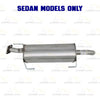 Exhaust Muffler for Nissan Versa 2007-2011 1.8L | 2009-2011 1.6L