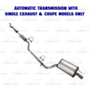 2013-2017 Honda Accord 2.4L Exhaust System Kit with Catalytic