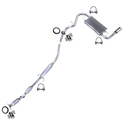 2005-2008 Pontiac Vibe 1.8L Complete Exhaust System Kit with Catalytic