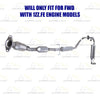2005-2008 Pontiac Vibe 1.8L Complete Exhaust System Kit with Catalytic