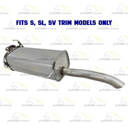 2013-2019 Nissan Sentra 1.8L Exhaust Rear Muffler