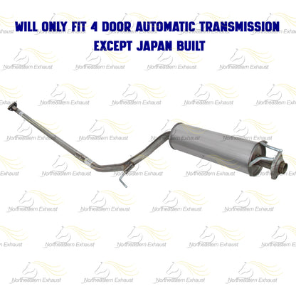 2006-2011 Honda Civic 1.8L For 4-Door Automatic Transmission, Except Japan-Built Models Exhaust Resonator Pipe