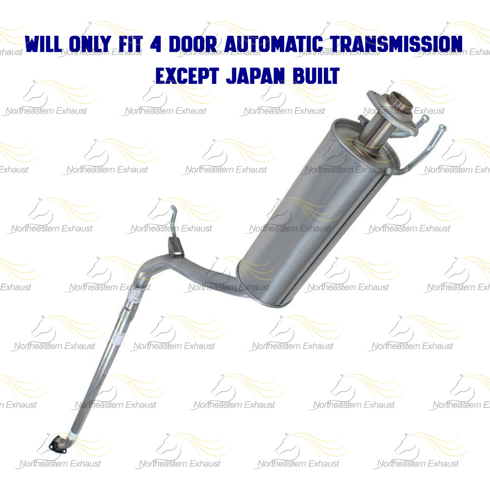 2006-2011 Honda Civic 1.8L For 4-Door Automatic Transmission, Except Japan-Built Models Exhaust Resonator Pipe