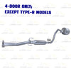 1996-2001 Acura Integra 1.8L Resonator Pipe and Muffler Exhaust  - For Vehicles with 4 Door