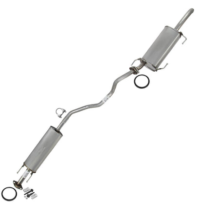 2013-2019 Nissan Sentra 1.8L Exhaust Resonator Pipe and Muffler