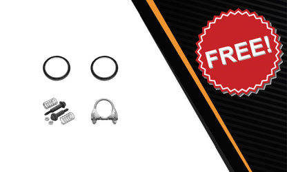 2013-2019 Nissan Sentra 1.8L Exhaust Resonator Pipe and Muffler