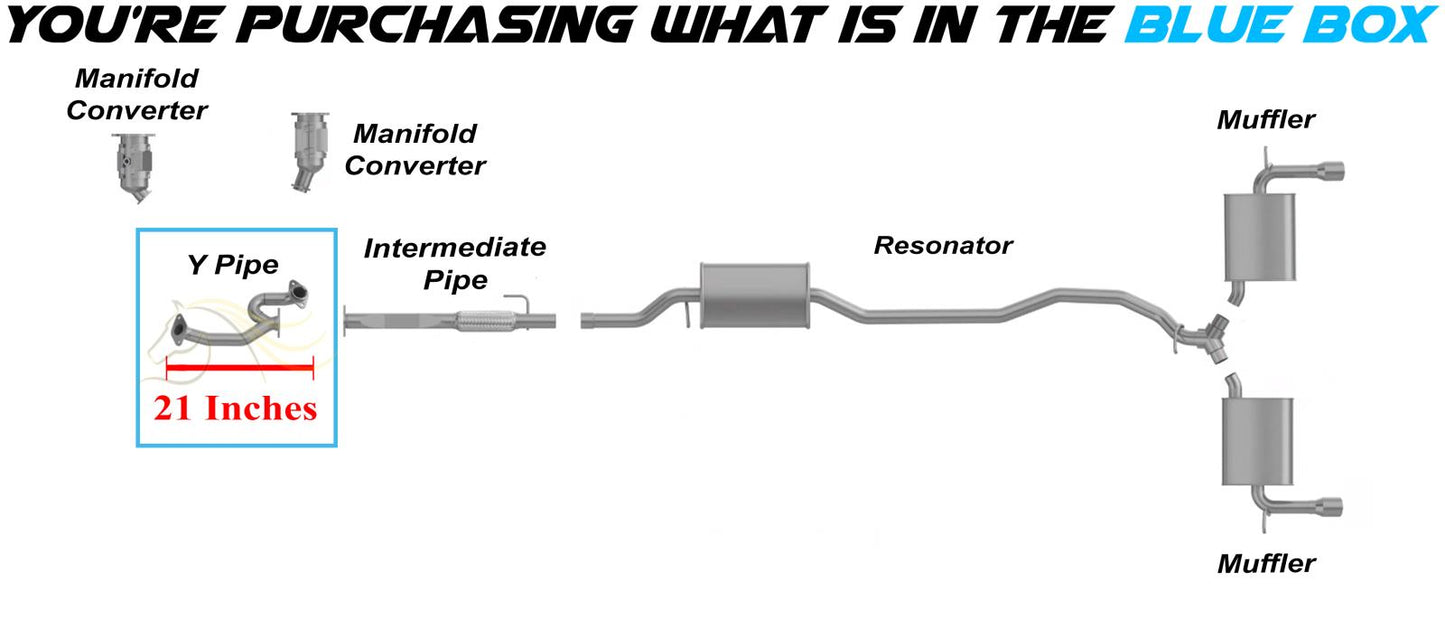 2007-2010 Ford Edge/Lincoln MKX 3.5L Front Exhaust Y Pipe
