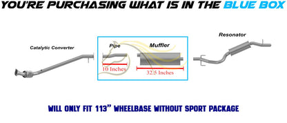 2006 Chevrolet Uplander 3.5L Exhaust Pipe and Muffler