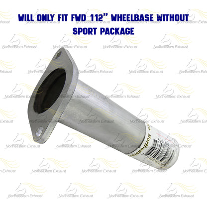 2002-2004 Pontiac Montana 3.4L Exhaust Pipe and Muffler