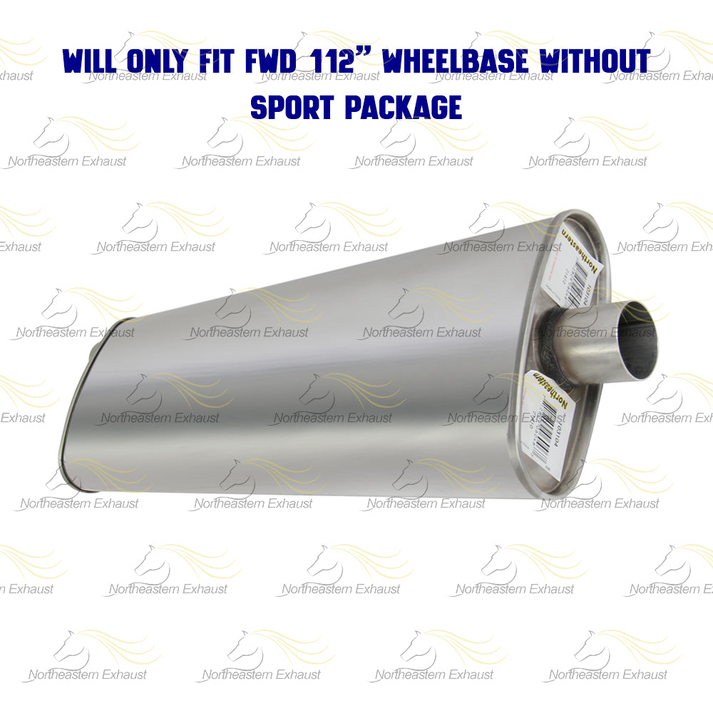 2002-2004 Pontiac Montana 3.4L Exhaust Pipe and Muffler