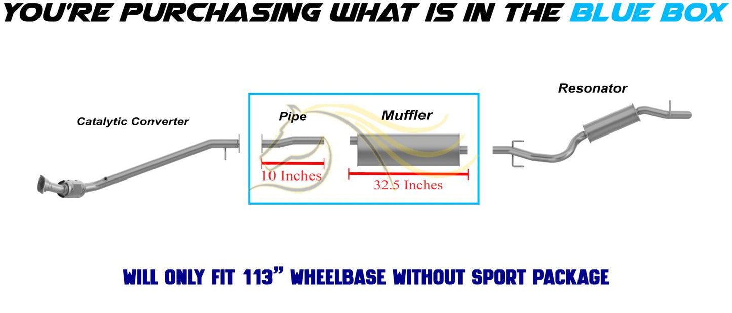 2007-2009 Pontiac Montana 3.9L Exhaust Pipe and Muffler