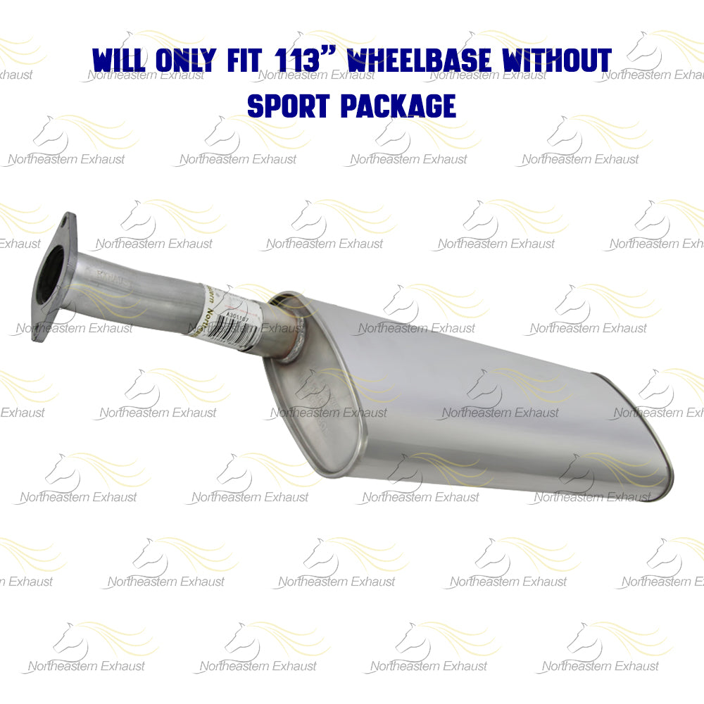 2007-2009 Pontiac Montana 3.9L Exhaust Pipe and Muffler