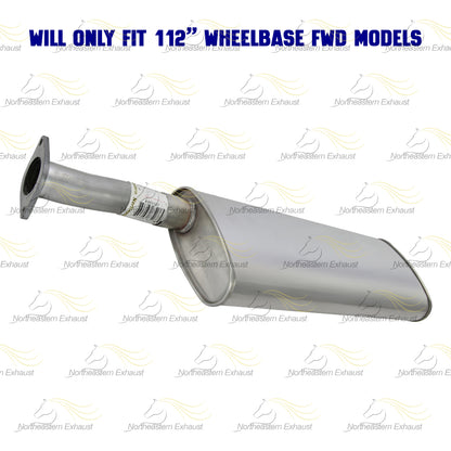 2002-2004 Chevrolet Venture 3.4L Exhaust Pipe and Muffler