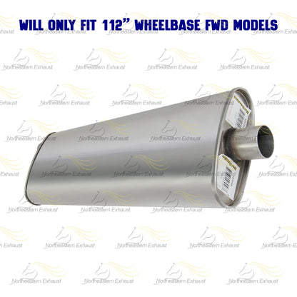 2002-2004 Chevrolet Venture 3.4L Exhaust Pipe and Muffler