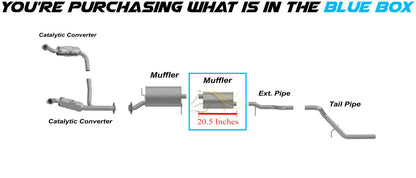 2007-2010 Ford Explorer Sport Trac 4.6L Exhaust Muffler