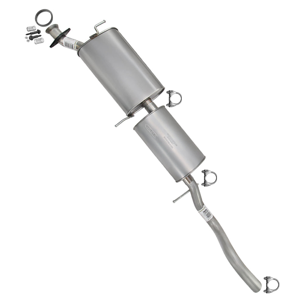 2006-2010 Ford Explorer 4.6L Front & Rear Muffler with Extension Pipe
