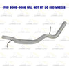 2003-2006 Cadillac Escalade ESV 6.0L Exhaust Tail Pipe